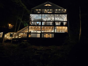 Cozy Mountain Chalet With Hot Tub Outdoor Movie Screen And Fire Place Banner Elk